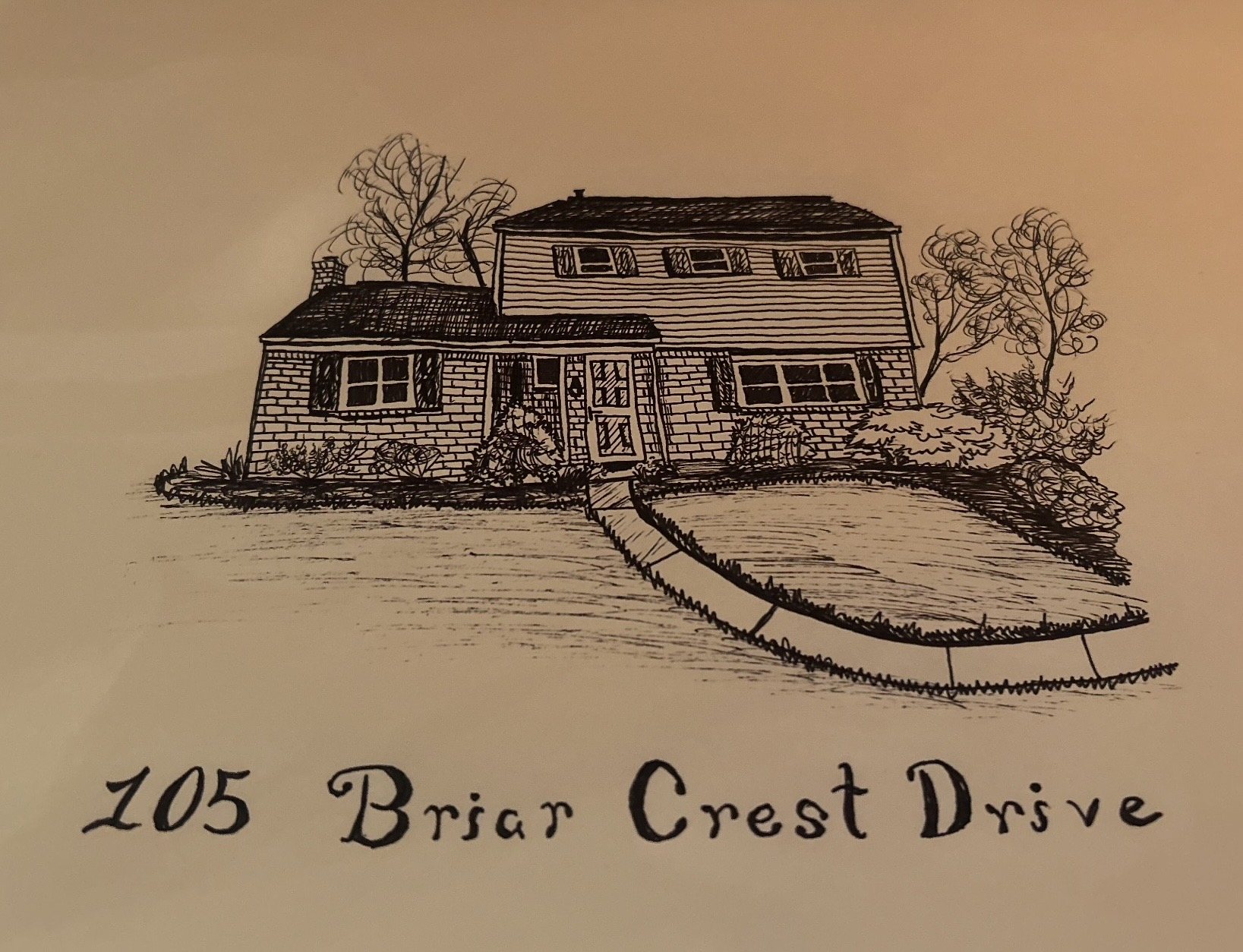 Home Illustration Sketch
