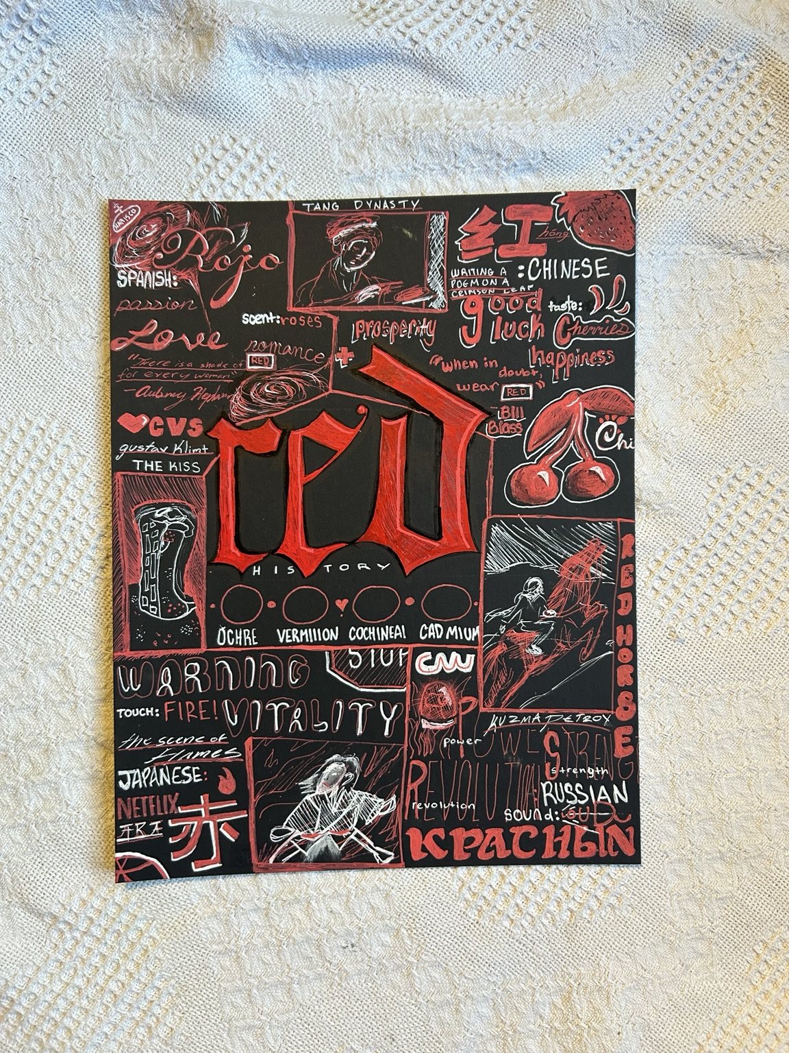Red Poster Study